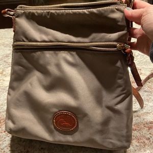 Dooney & Bourke nylon and leather crossbody bag.
